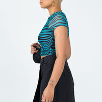 Cole Wrap Mini Skirt Black