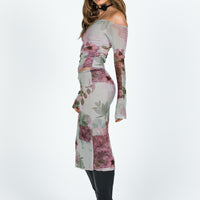 Rujha Midi Skirt Mesh Multi