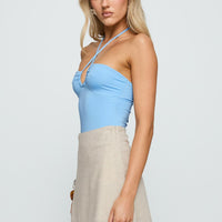 Haisel Mini Skirt Beige