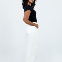 Karana Slouch Jeans Ivory