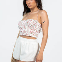 Beach House Shorts Off White Petite