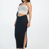 Abigail Midi Skirt Black Petite