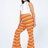 Jackson Knit Pants Orange