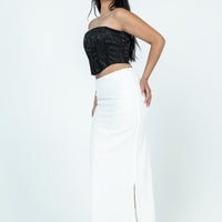 Maynard Maxi Skirt White