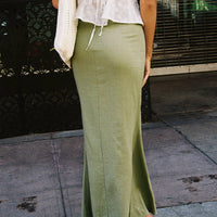 Sophia Maxi Skirt Green