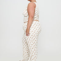 Sleepytea Pointelle Sleep Pant Multi Curve