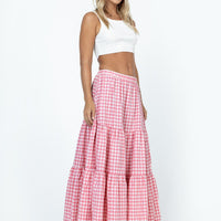 Hale Midi Skirt Pink