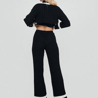 Montenegro Knit Pants Black / Cream