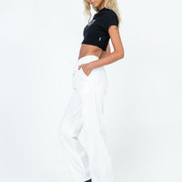 Darlington Parachute Pants White