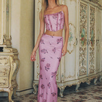 Bilios Rose Maxi Skirt Multi