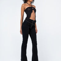 Zia Flare Pants Black