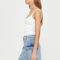 Winthrop Denim Mini Skirt Mid Wash