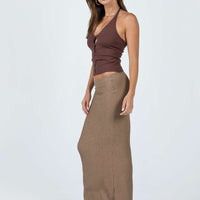 Jaynee Maxi Skirt Beige
