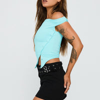 Paltrow Cargo Mini Skort Washed Black
