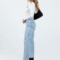 Delmore Straight Leg Jeans Mid Wash Denim