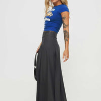 Boss Girl Maxi Skirt Slate