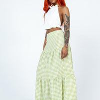 Rebeccah Maxi Skirt Green