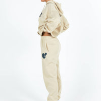 Princess Polly Track Pants Bubble Text Stone / Slate