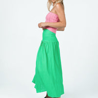 Carol Maxi Skirt Green