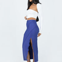 Erika Midi Skirt Blue
