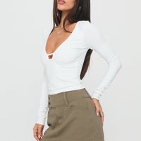 Giorja Studded Cargo Mini Skirt Khaki