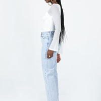 Queenstown Straight Leg Jeans Light Wash Denim