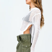 Iconic Cargo Mini Skirt Khaki