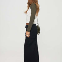My Girl Maxi Skirt Black
