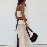 Ghauri Maxi Skirt Cream