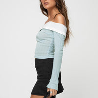 Roby Pinstripe Skort Black