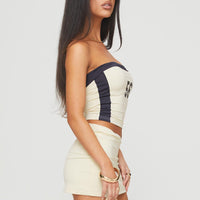 Team Mini Skirt Cream