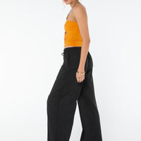 Ogilvie Linen Blend Pants Black