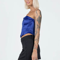 Ilina Mid Rise Mini Skirt Black