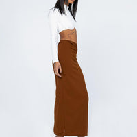 Jones Maxi Skirt Brown