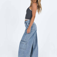 Tamba Cargo Jeans Denim