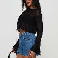 Saldana Shorts Mid Blue Denim
