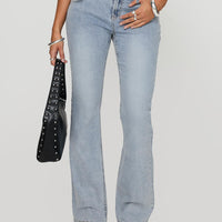 Bethany Low Rise Bootleg Jeans Light Wash