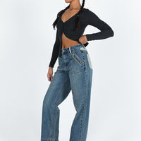 Nataly Jeans Dark Wash Denim