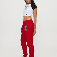 BU Sweatpants Red