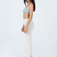 Oscar Maxi Skirt Beige