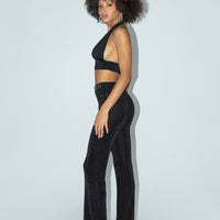 Motel Tarava Trouser Crepe Hotfix Diamante Black