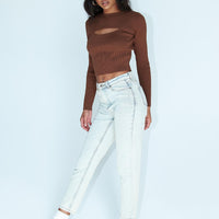 Zaiden Straight Leg Jeans Light Blue Wash Denim