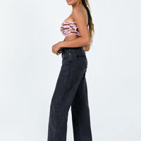 Henley Denim Jeans Black