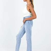 Evelyn Low Rise Denim Jeans
