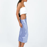 Lion’s Den Midi Skirt Blue