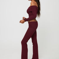Westaway Pants Burgundy
