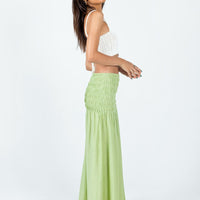 Porto Maxi Skirt Green