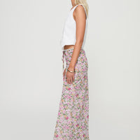 Emily Maxi Skirt Pink Floral