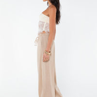 Ogilvie Linen Blend Pants Beige