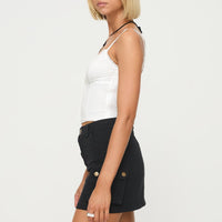 Lydie Cargo Mini Skirt Black